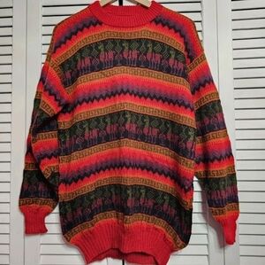 Vintage‎ Handmade • Llama Knit Sweater